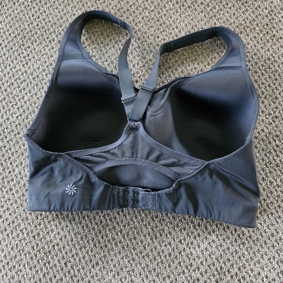 Athleta Sports Bra Womens 34DD Black High Support Intensity Workout Athletic - Picture 4 of 8